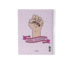 Cuaderno Espiralado Universitario - Girl Power - comprar online