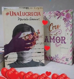 Pack Regalá Amor : #UnaLucrecia + Notebook + Sorpresa (Libro regalo temática amor )