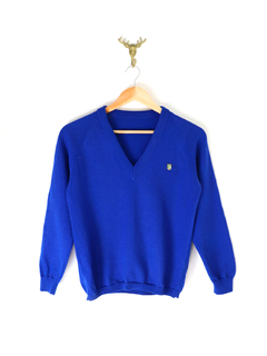 Sweater Cobalto + Pin