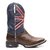 Bota Texana Masculina Bico Quadrado Marrom 7MBoots