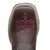 Bota Texana Feminina Bico Quadrado Marrom 7MBoots