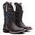 Bota Texana Feminina Bico Quadrado Preto 7MBoots