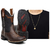 Bota Texana Masculina Boi OX + Corrente Folheada a Ouro