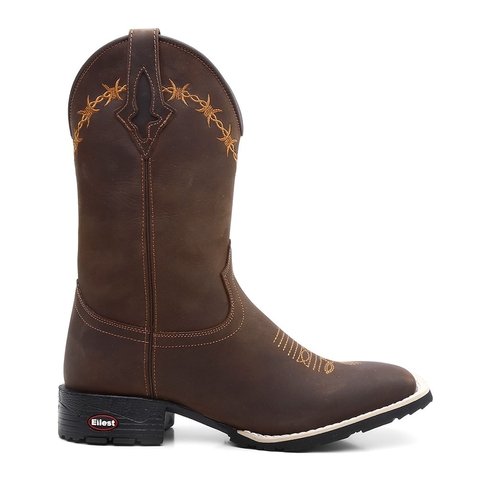 Bota Texana Arame Farpado Couro Leg timo 7mboots. PROMO O