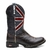 Bota Texana Masculina England Bicolor