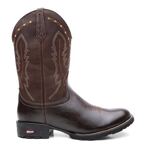 Bota Texana Masculina Bico Redondo 7mboots