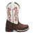 Bota Texana Pink Flowers Infantil