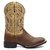 Bota Texana Feminina Bico Quadrado Marrom 7MBoots