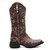 Bota Texana Feminina Bico Quadrado Marrom 7MBoots