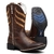 Combo Bota Texana Masculina Granatina + Camiseta Texas Mount - Botas Texanas e Botas Country - Masculinas e Femininas