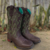 Bota Texana Feminina Cacto Café - comprar online