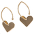 Brinco Feminino Golden Heart - comprar online