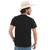 Imagem do Bota Texana Boi Branco Café + Camiseta Country Wanted Preta Algodão