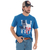 Camiseta Country Texas Road Azul Algodão