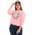 Moletom Country Feminino Rosa Wild West