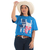 Camiseta Country Feminina Texas Road Azul Algodão