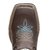 Bota Texana Masculina Bico Quadrado Marrom 7MBoots