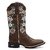 Bota Texana Feminina Bico Quadrado Marrom 7MBoots