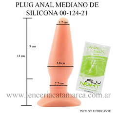 CAIMAN PLUG ANAL MEDIANO DE SILICONA 00-124-21