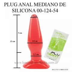 CAIMAN PLUG ANAL MEDIANO DE SILICONA 00-124-54