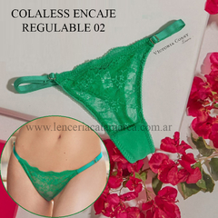 VICTORIA COSSY TANGA COLALESS DE PUNTILLA VERDE 02 LIS TU