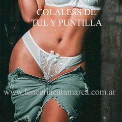 VICTORIA COSSY COLALESS PUNTILLA Y MICROTUL BLANCO 03 JAZ