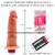 CAIMAN CONSOLADOR SUPER CON VIBRADOR DE SILICONA 10-605-21