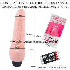 CAIMAN CONSOLADOR CLITERIFIC CON VIBRADOR DE SILICONA 10-703-21