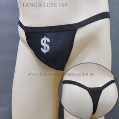 PASIONEL TANGA LESS $ NEGRO 169N