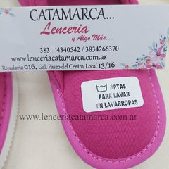 IKKI PANTUFLA BORDADA DAMA FUCSIA 17FU - comprar online