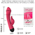 ST DOBLE ESTIMULADOR VIBRADOR REGARGABLE 2 MOTORES PAULA 2 19042-2