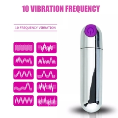 ST ESTIMULADOR CON VIBRADOR SILVER BULLET PURPLE 10 VELOCIDADES RECARGABLE VB009-FUCSIA en internet