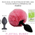 ST PLUG ANAL MEDIANO DE SILICONA CON POMPON ROSADO 22190694