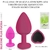 ST PLUG ANAL DE SILICONA GRANDE FUCSIA 23199088