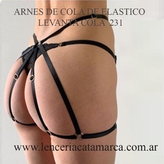 LUCIA ARNES DE COLA DE ELASTICO LEVANTA COLA NEGRO 231N