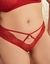 PLAYBOY CULOTE LESS DE PUNTILLA MISTRESS ROJO 2414BR - comprar online