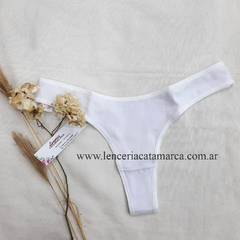 PAPILLON COLALESS DE ALGODON CON LYCRA BLANCO 249B - CATAMARCASEX LENCERIA Y SEX SHOP