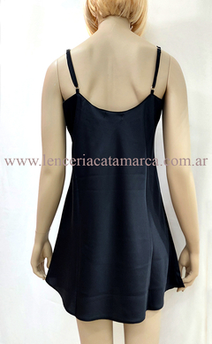 LUCIA CAMISOLIN SEDA NEGRO 7708N - comprar online