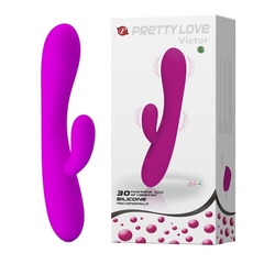 PRETTY LOVE DOBLE ESTIMULADOR VIBRADOR REGARGABLE BI-014282