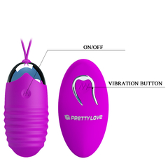 PRETTY LOVE HUEVO ESTIMULADOR VIBRADOR CON CONTROL REMOTO RECARGABLE JESSICA BI-014362W-3