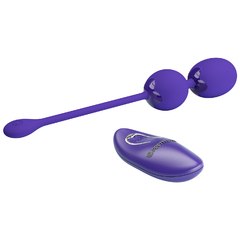 Imagen de PRETTY LOVE BOLAS CHINAS VAGINALES DOBLE PARA EJERCICIO KEGEL KEGEL CON 12 MODOS DE VIBRACION RECARGABLE Y CONTROL REMOTO WILLIE YOUTH BI-014548WL