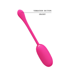 PRETTY LOVE HUEVO ESTIMULADOR DOREEN VIBRADOR Y ELECTRO SHOCK RECARGABLE SE MANEJA CON EL CELULAR BI-014609HP