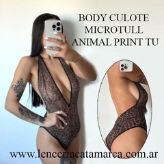 MID BODY CULOTE MICROTUL ANIMAL PRINT MICAP1 TU