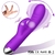 ST DOBLE ESTIMULADOR CON MOVIMIENTO Y CON VIBRADOR REGARGABLE YOVI PURPLE BST-VB-1851