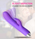 ST DOBLE ESTIMULADOR CON MOVIMIENTO Y CON VIBRADOR REGARGABLE YOVI PURPLE BST-VB-1851 - tienda online