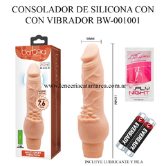 PRETTY LOVE CONSOLADOR DE SILICONA CON VIBRADOR BW-001001R