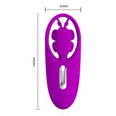 PRETTY LOVE ESTIMULADOR DANCING BUTTERFLY PARA TANGA CON 12 MODOS DE VIBRACION Y CONTROL REMOTO BW-022070ZW