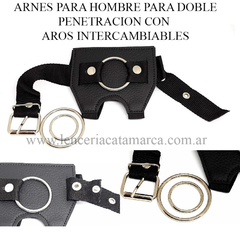 INFARTA ARNES HOMBRE DE CUERO CON ANILLOS INTERCAMBIABLE FA-0102-04-1