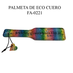 INFARTA PALMETA DE CUERO LGBT FA-0221-04-1