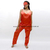 DELT PIJAMA DE SATEN REMERA Y PANTALON LARGO ROJO MAJOR - CATAMARCASEX LENCERIA Y SEX SHOP